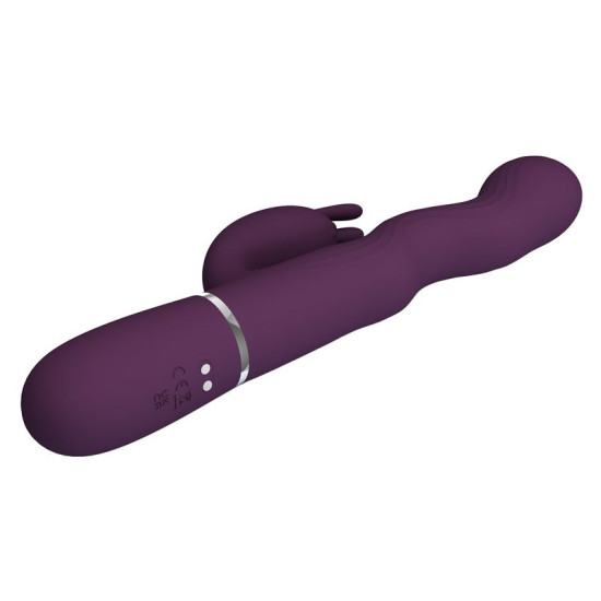 Loursen Vibrador con movimiento oscilante morado