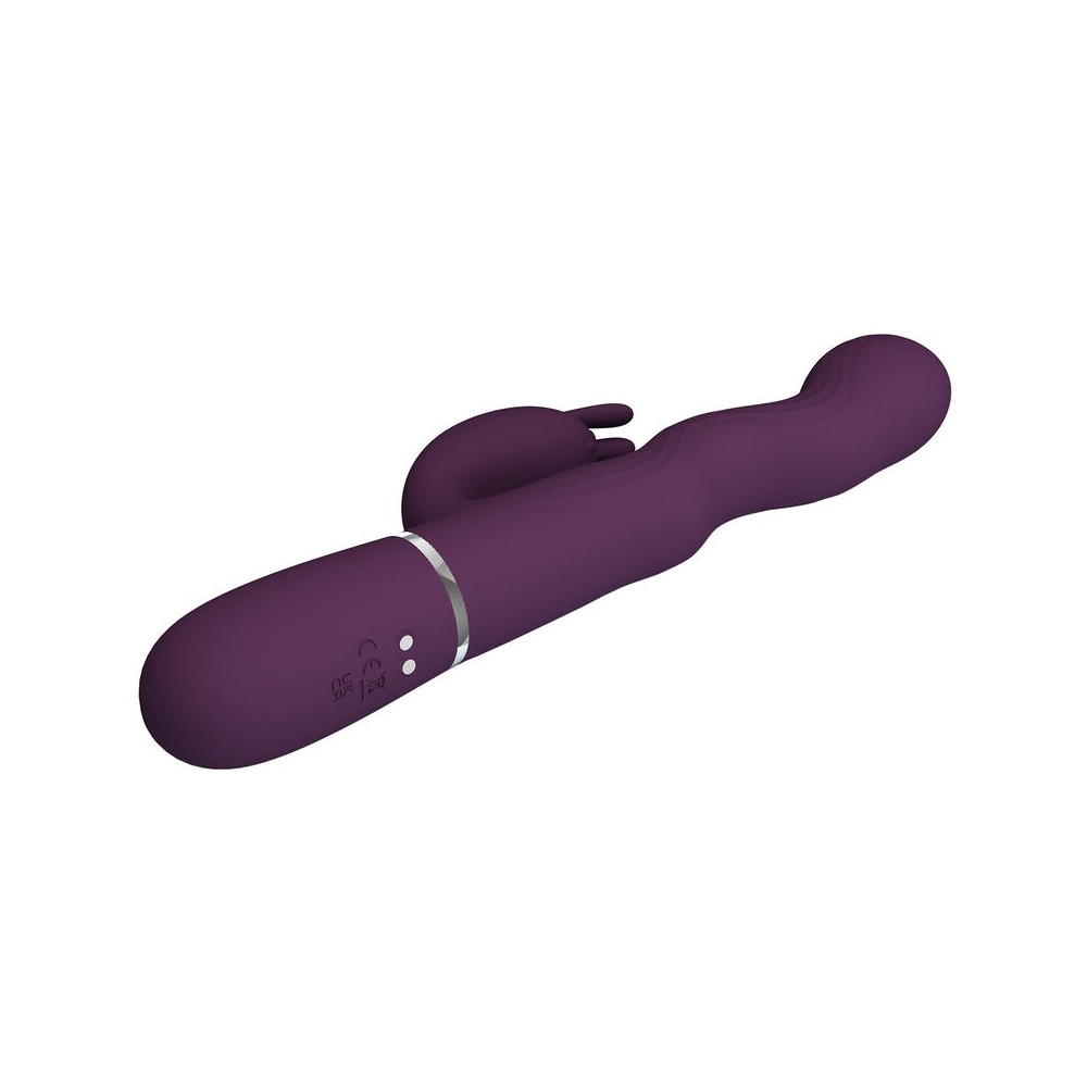 Loursen Vibrador con movimiento oscilante morado