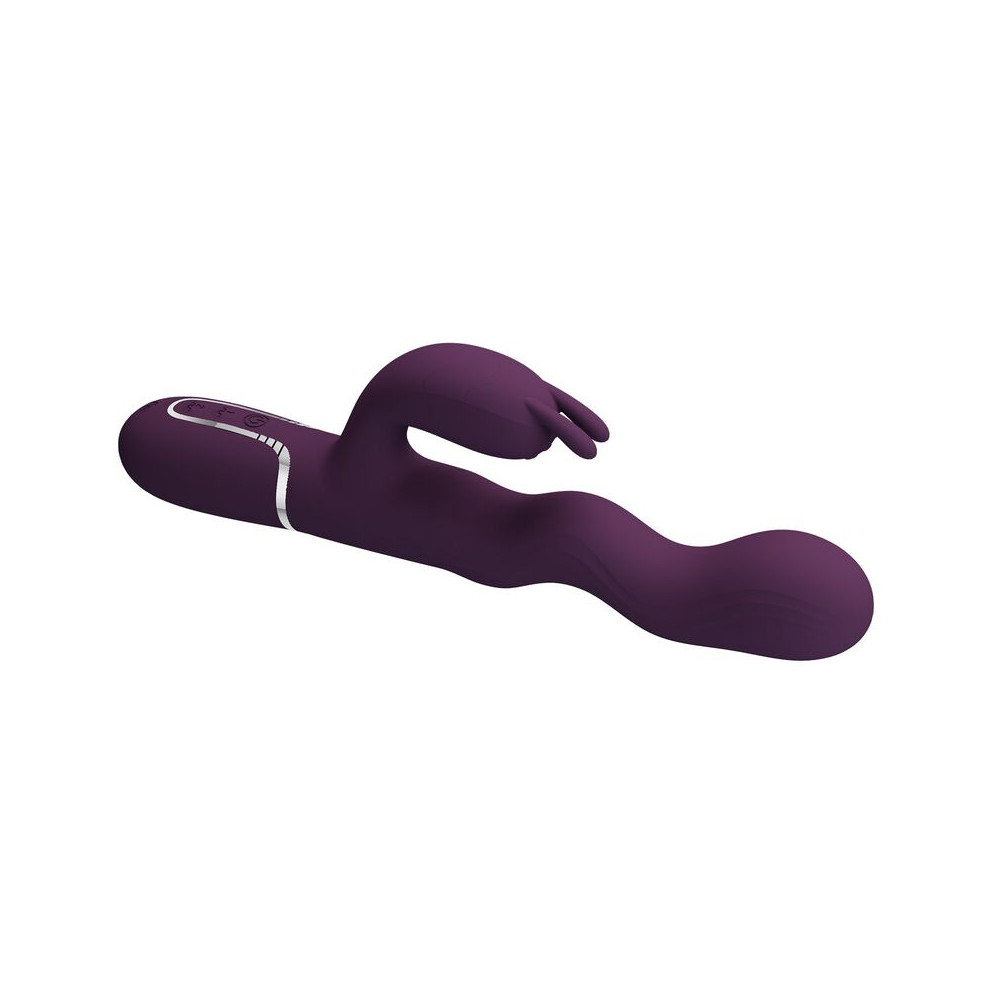 Loursen Vibrador con movimiento oscilante morado