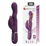 Loursen Vibrador con movimiento oscilante morado