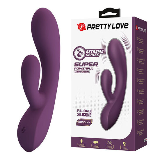 Rosolyn Vibrador Rabbit Morado