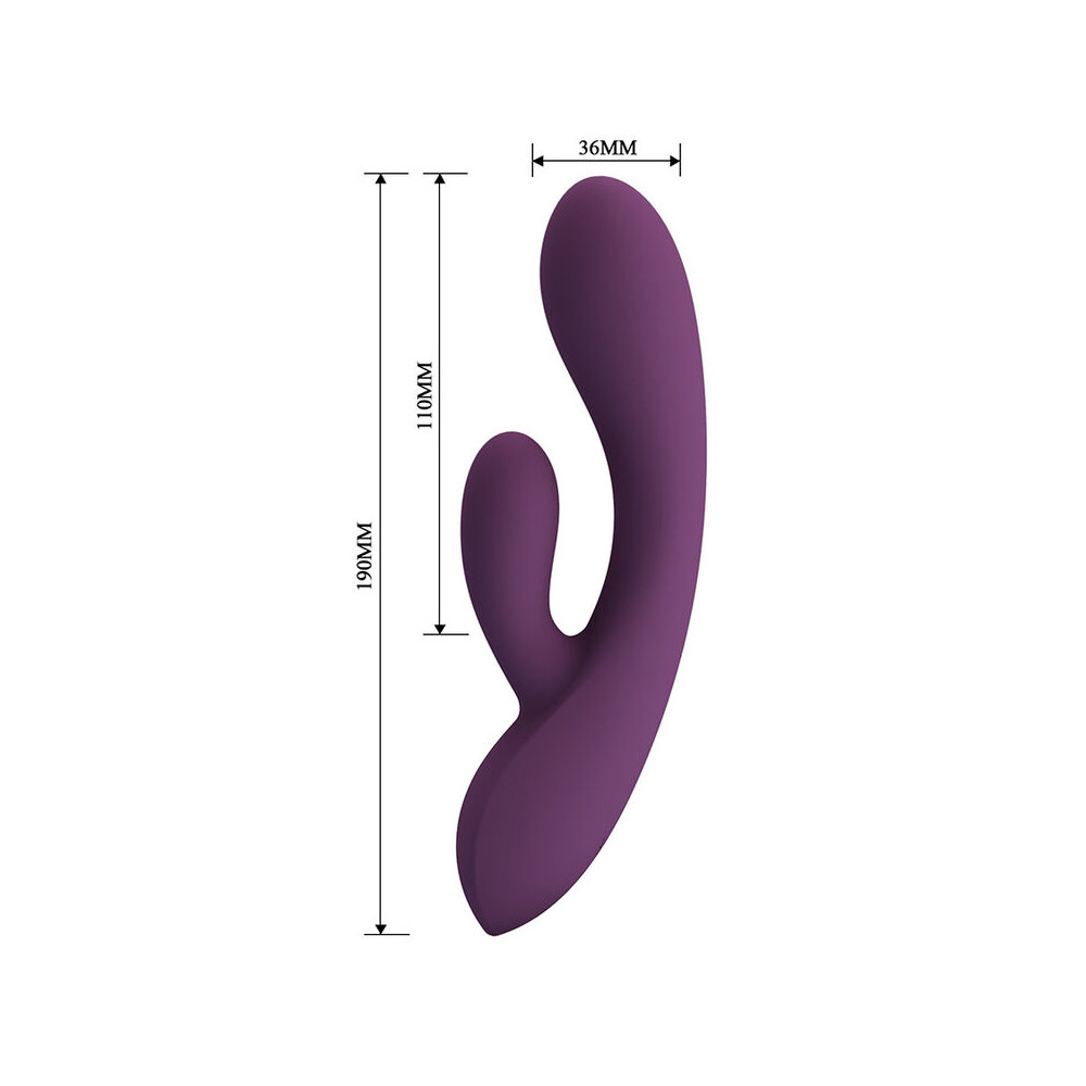 Rosolyn Vibrador Rabbit Morado