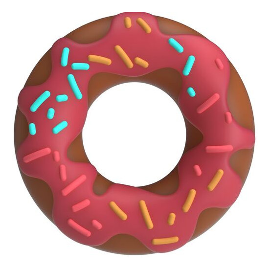 Anillo Para Pene Super Donut Rosa