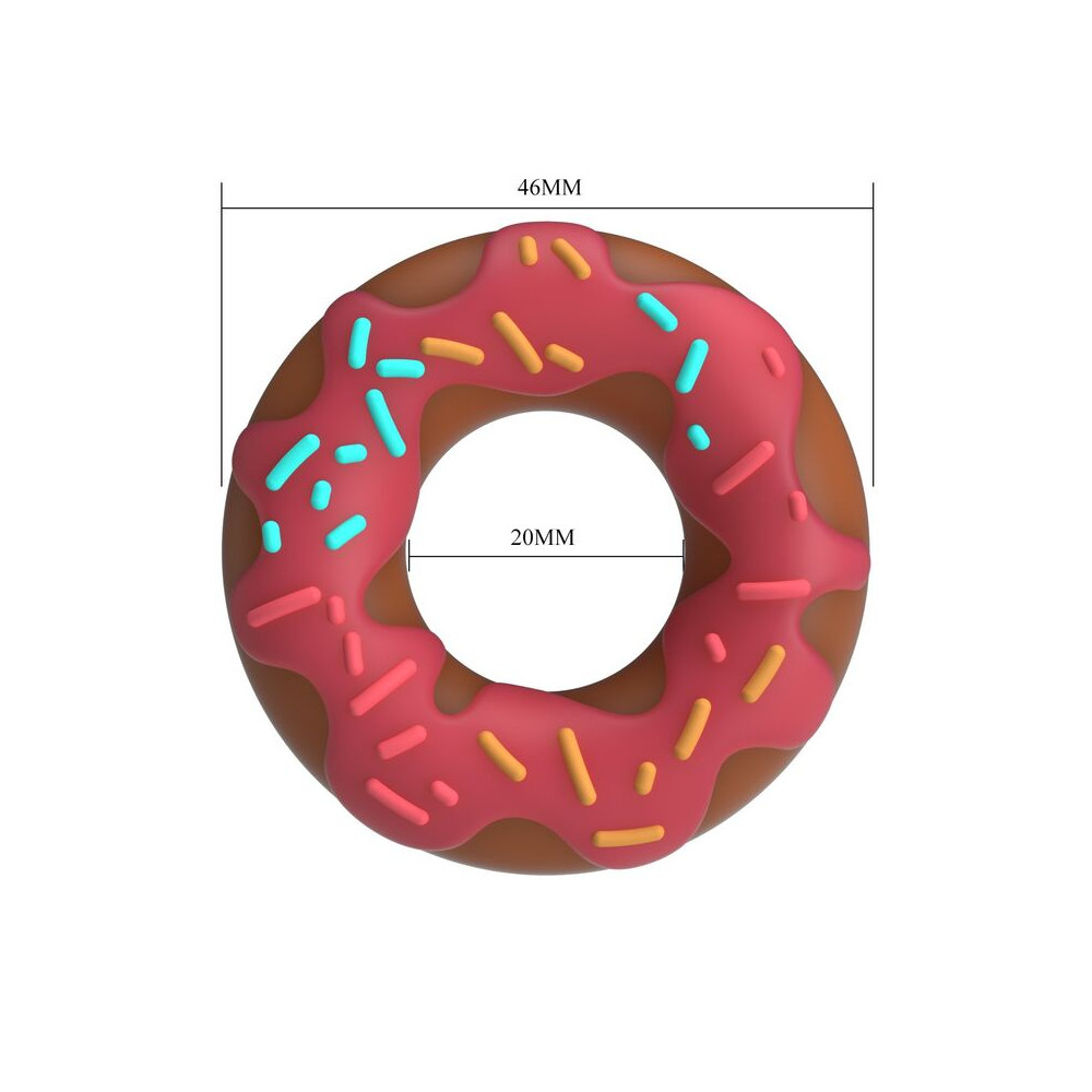 Anillo Para Pene Super Donut Rosa