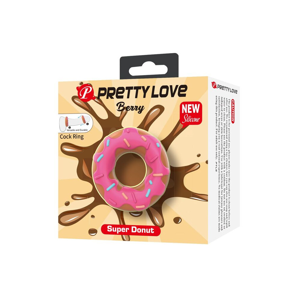 Anillo Para Pene Super Donut Rosa