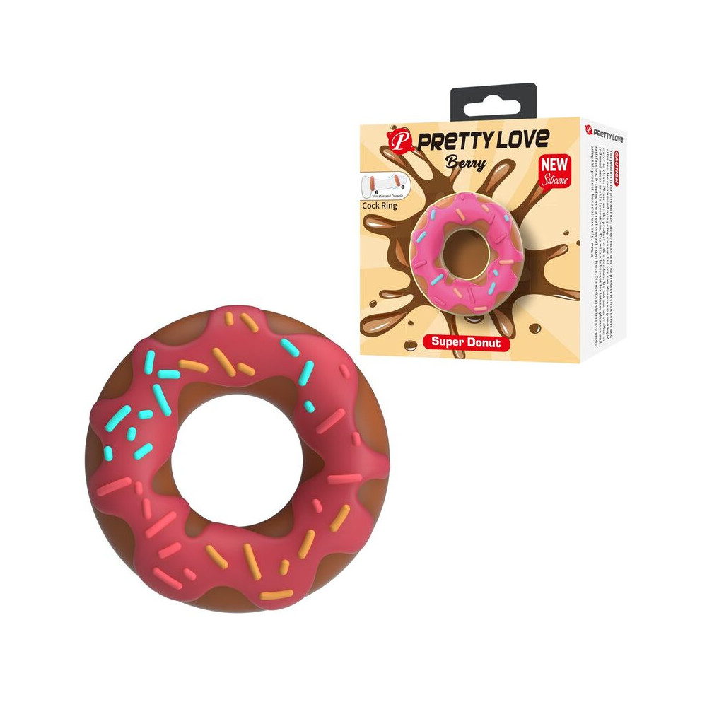 Anillo Para Pene Super Donut Rosa