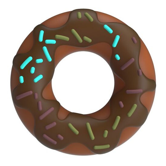 Anillo Para Pene Super Donut Marrón