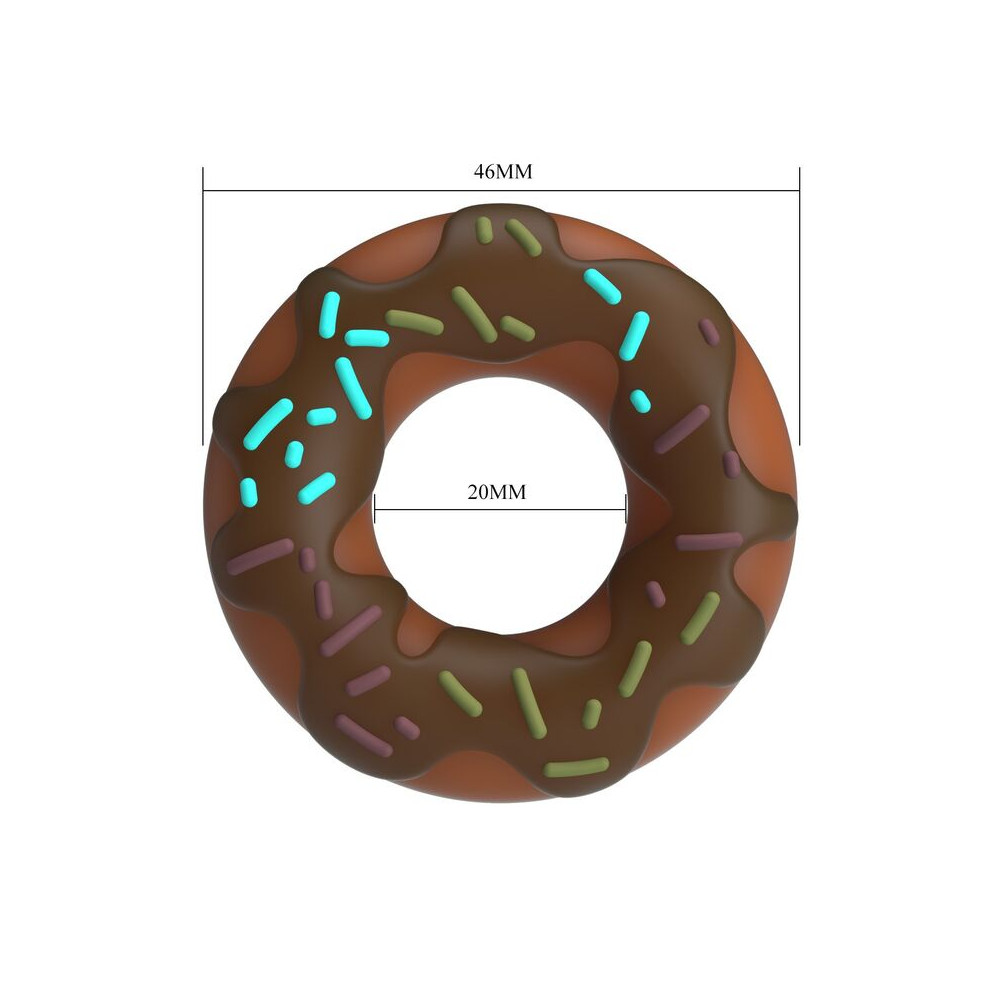 Anillo Para Pene Super Donut Marrón