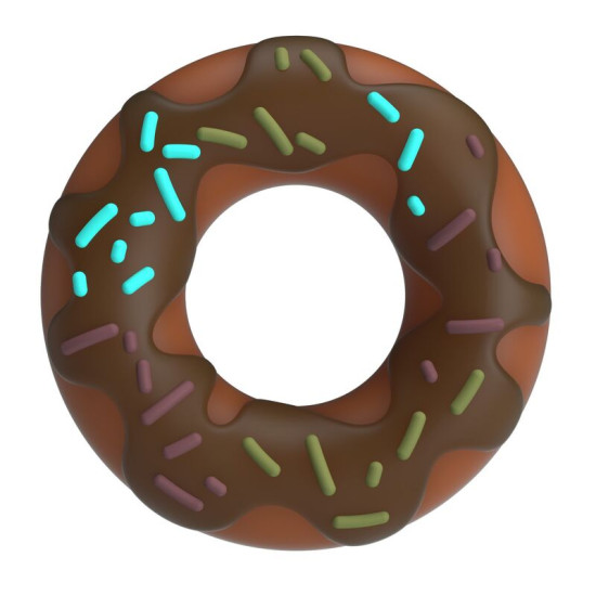 Anillo Para Pene Super Donut Marrón
