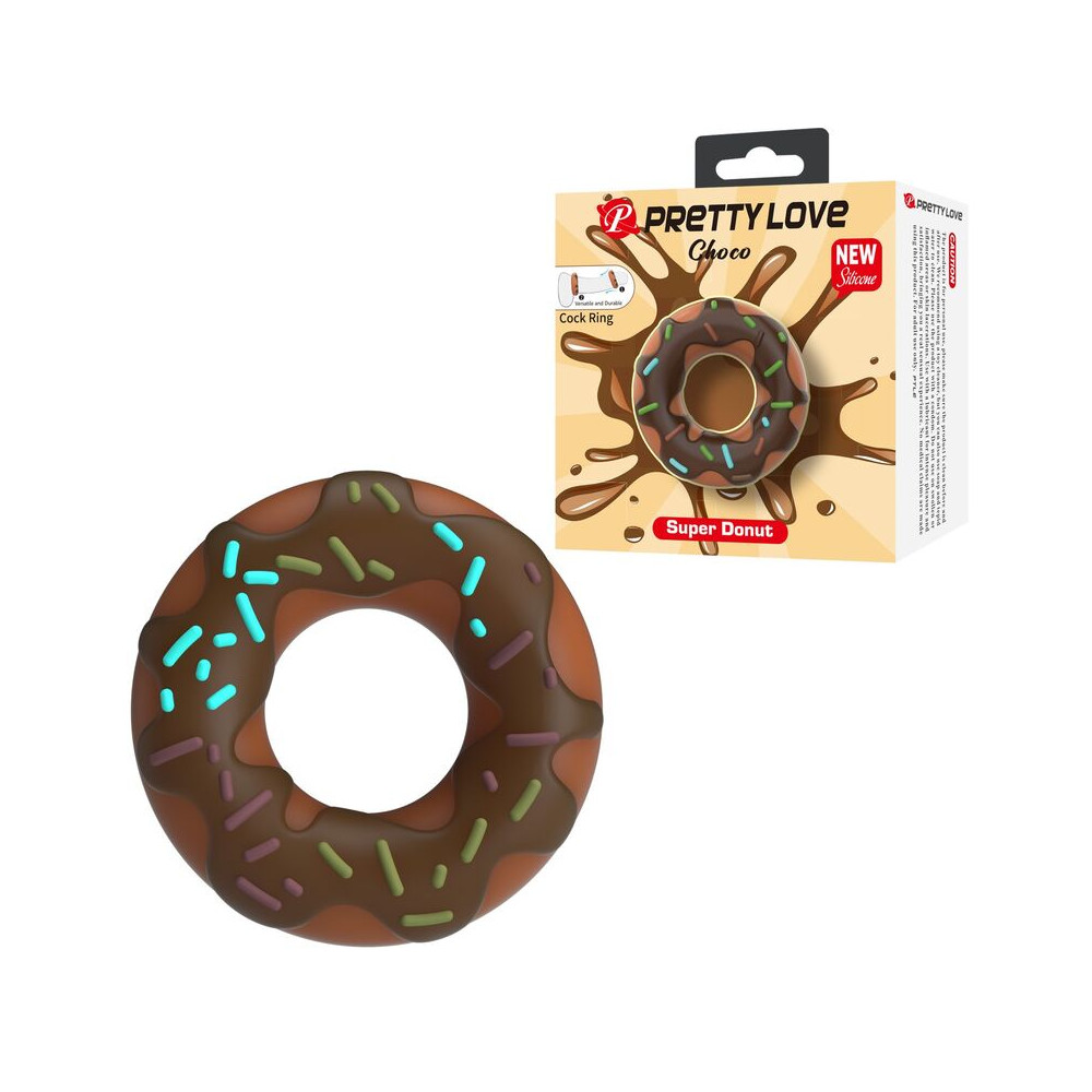 Anillo Para Pene Super Donut Marrón