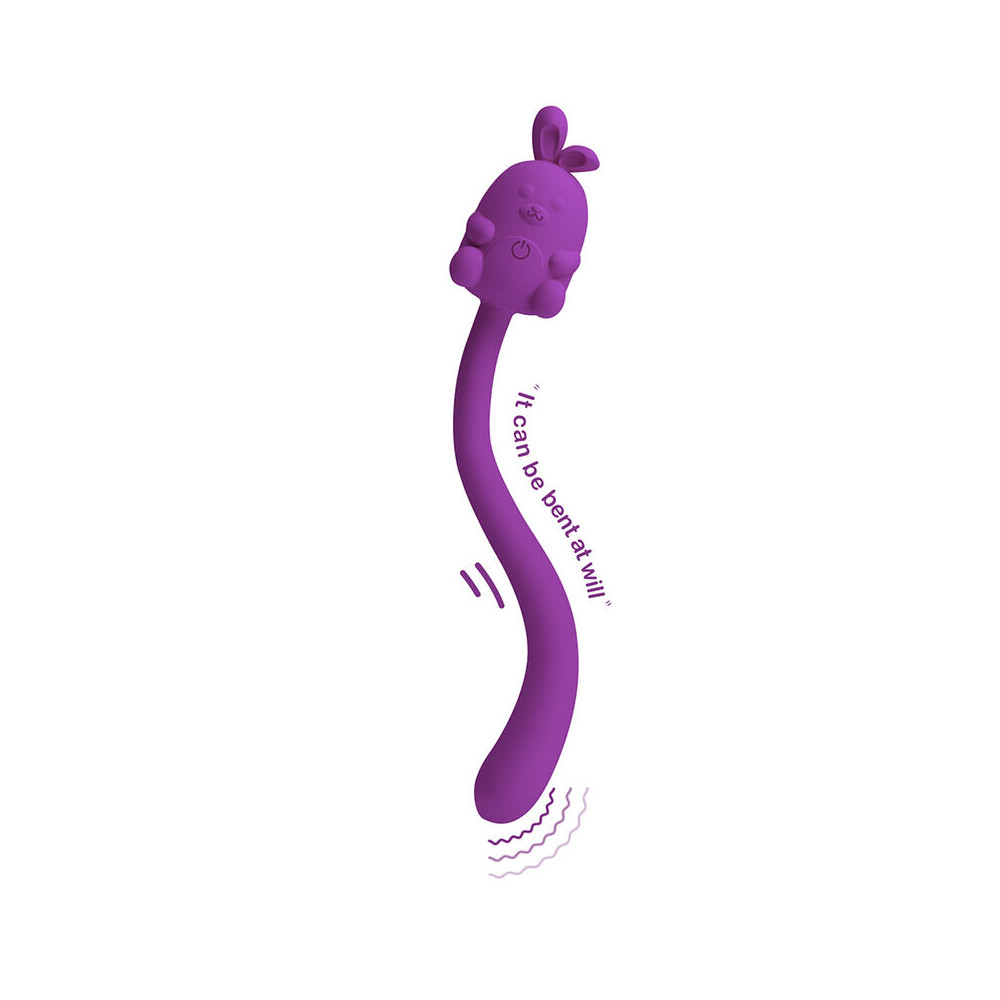 Vibrador Flexible Cute Bunny Flirting Stick