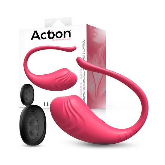 Luvia Huevo Vibrador con Control Remoto USB Rosa | Kiwichi
