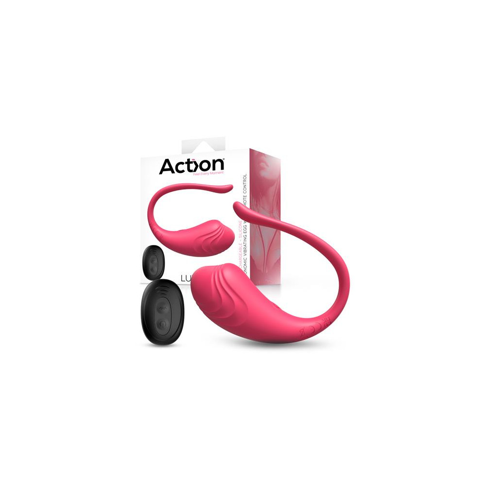 Luvia Huevo Vibrador con Control Remoto USB Rosa | Kiwichi