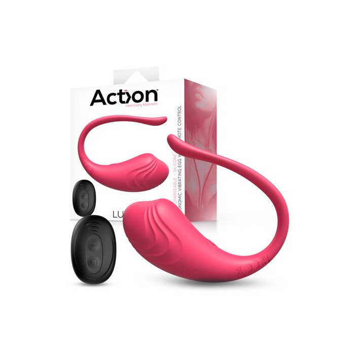 Luvia Huevo Vibrador con Control Remoto USB Rosa | Kiwichi