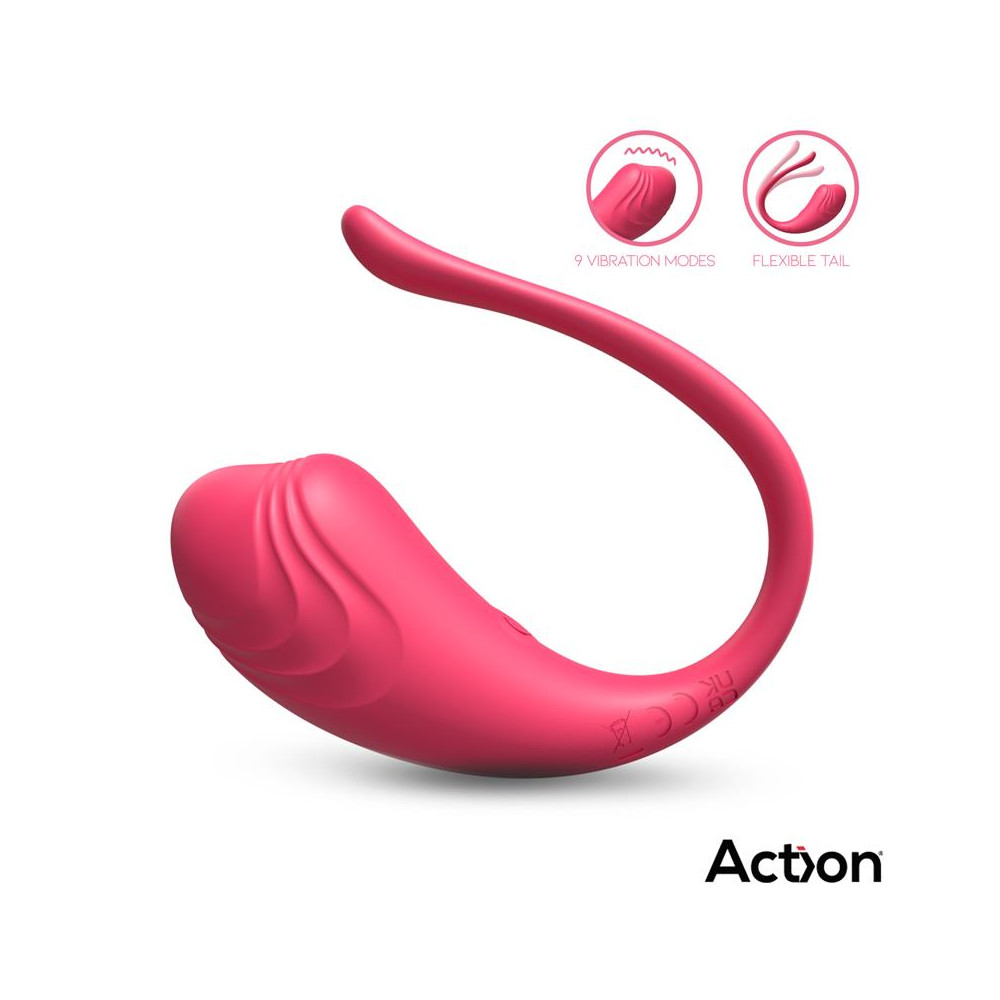 Luvia Huevo Vibrador con Control Remoto USB Rosa | Kiwichi