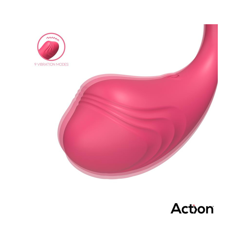 Luvia Huevo Vibrador con Control Remoto USB Rosa | Kiwichi