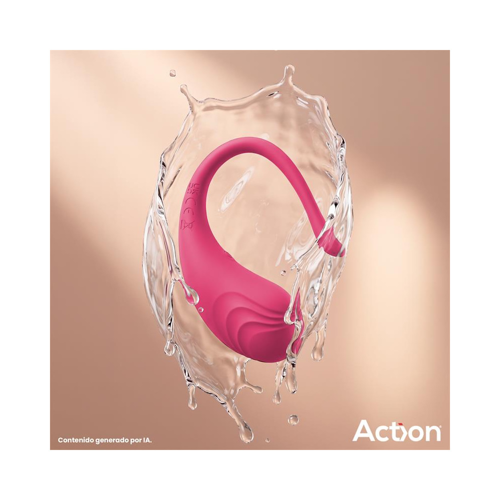 Luvia Huevo Vibrador con Control Remoto USB Rosa | Kiwichi