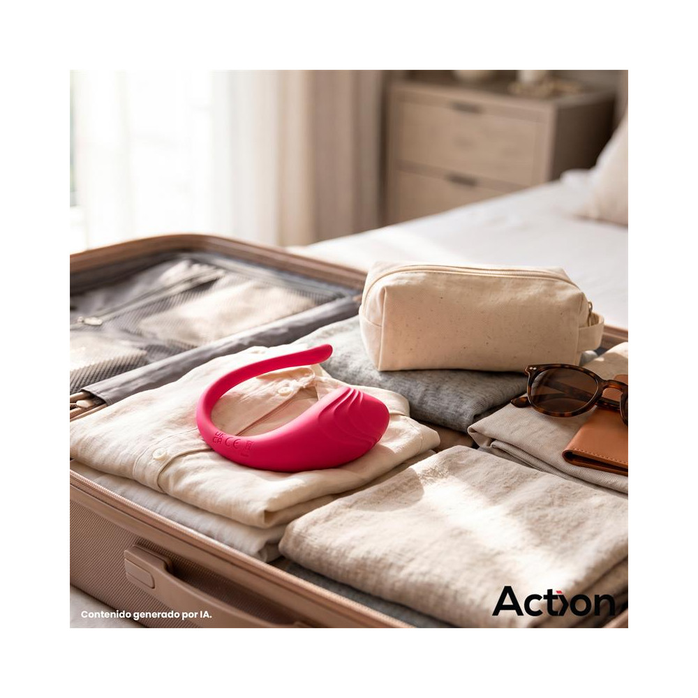 Luvia Huevo Vibrador con Control Remoto USB Rosa | Kiwichi