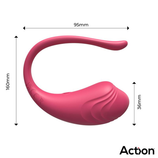 Luvia Huevo Vibrador con Control Remoto USB Rosa | Kiwichi