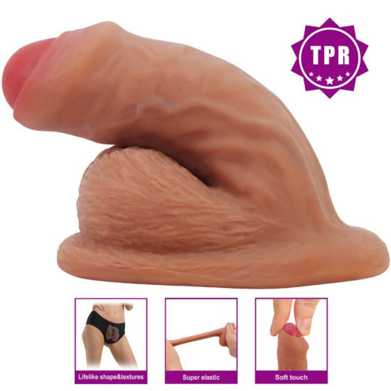 Warnell Packer Dildo ultra realístico y elástico 9,5 cm