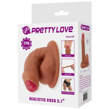 Warnell Packer Dildo ultra realístico y elástico 9,5 cm