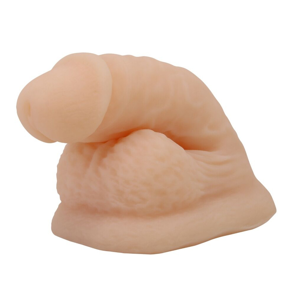 Wildon Packer Dildo Ultra Realístico y Elástico de 10 cm natural
