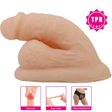 Wildon Packer Dildo Ultra Realístico y Elástico de 10 cm natural
