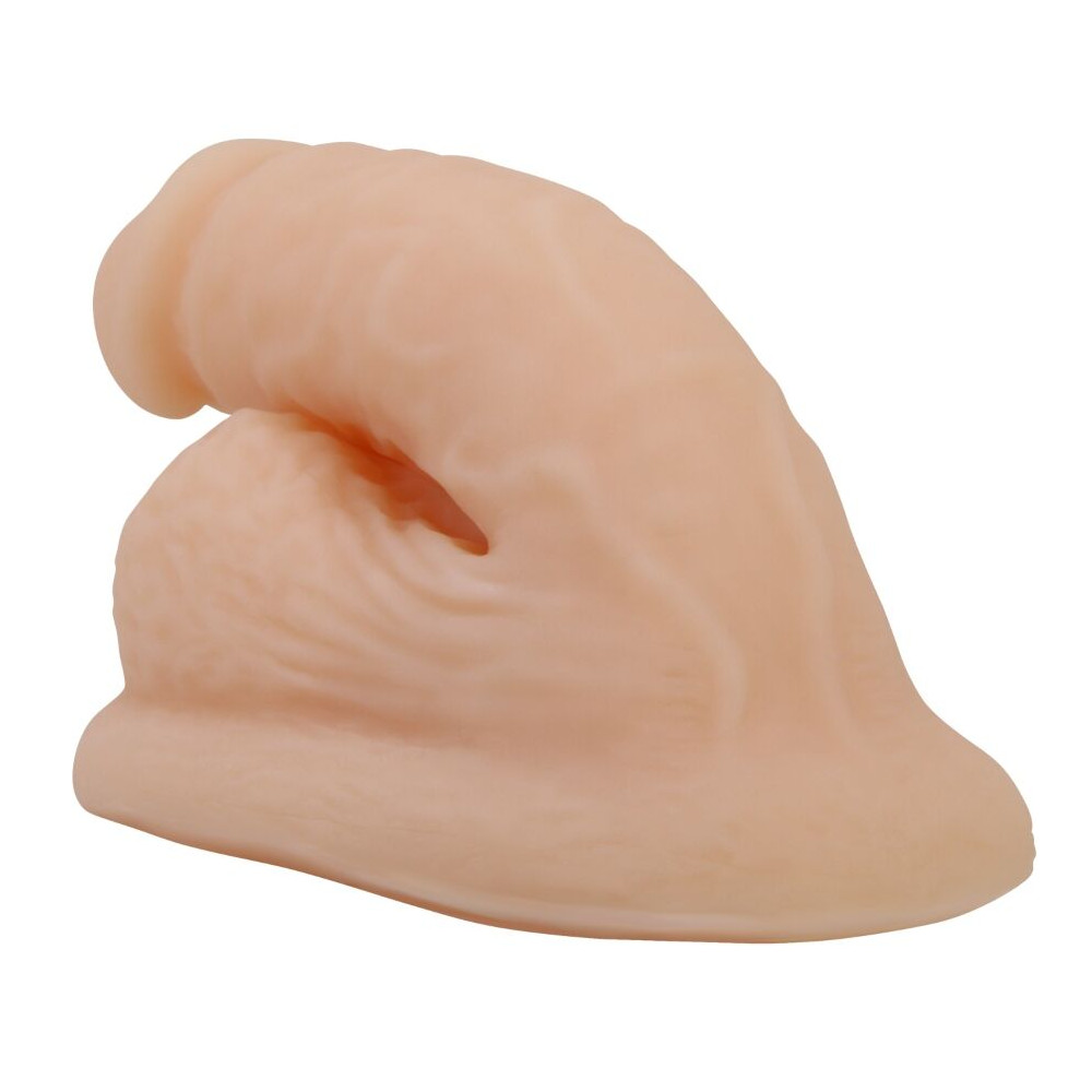 Wildon Packer Dildo Ultra Realístico y Elástico de 10 cm natural