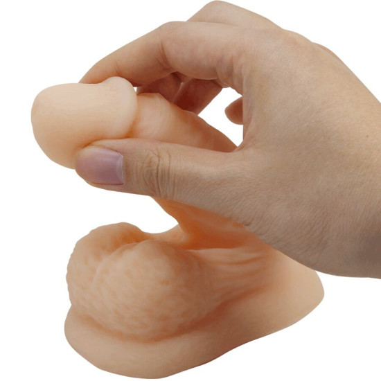 Wildon Packer Dildo Ultra Realístico y Elástico de 10 cm natural