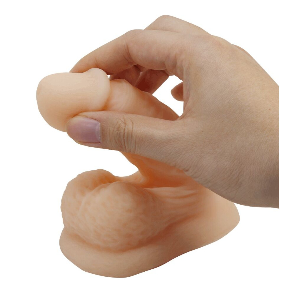 Wildon Packer Dildo Ultra Realístico y Elástico de 10 cm natural