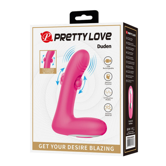 Duden Vibrador con Modo Balanceo Rosa