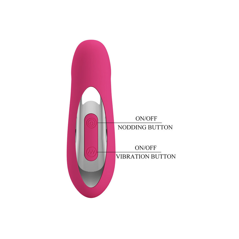 Duden Vibrador con Modo Balanceo Rosa
