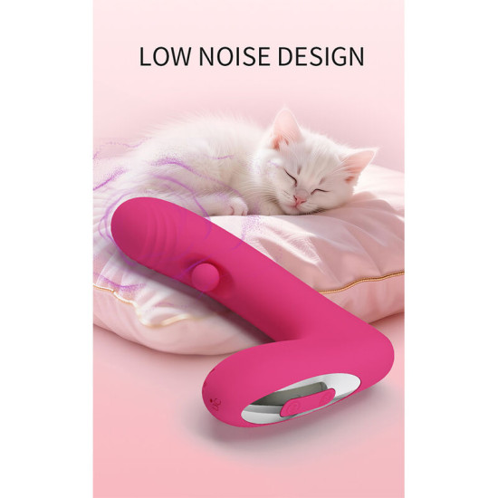 Duden Vibrador con Modo Balanceo Rosa