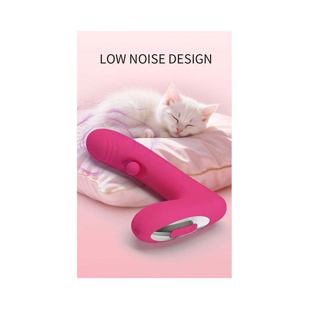 Duden Vibrador con Modo Balanceo Rosa
