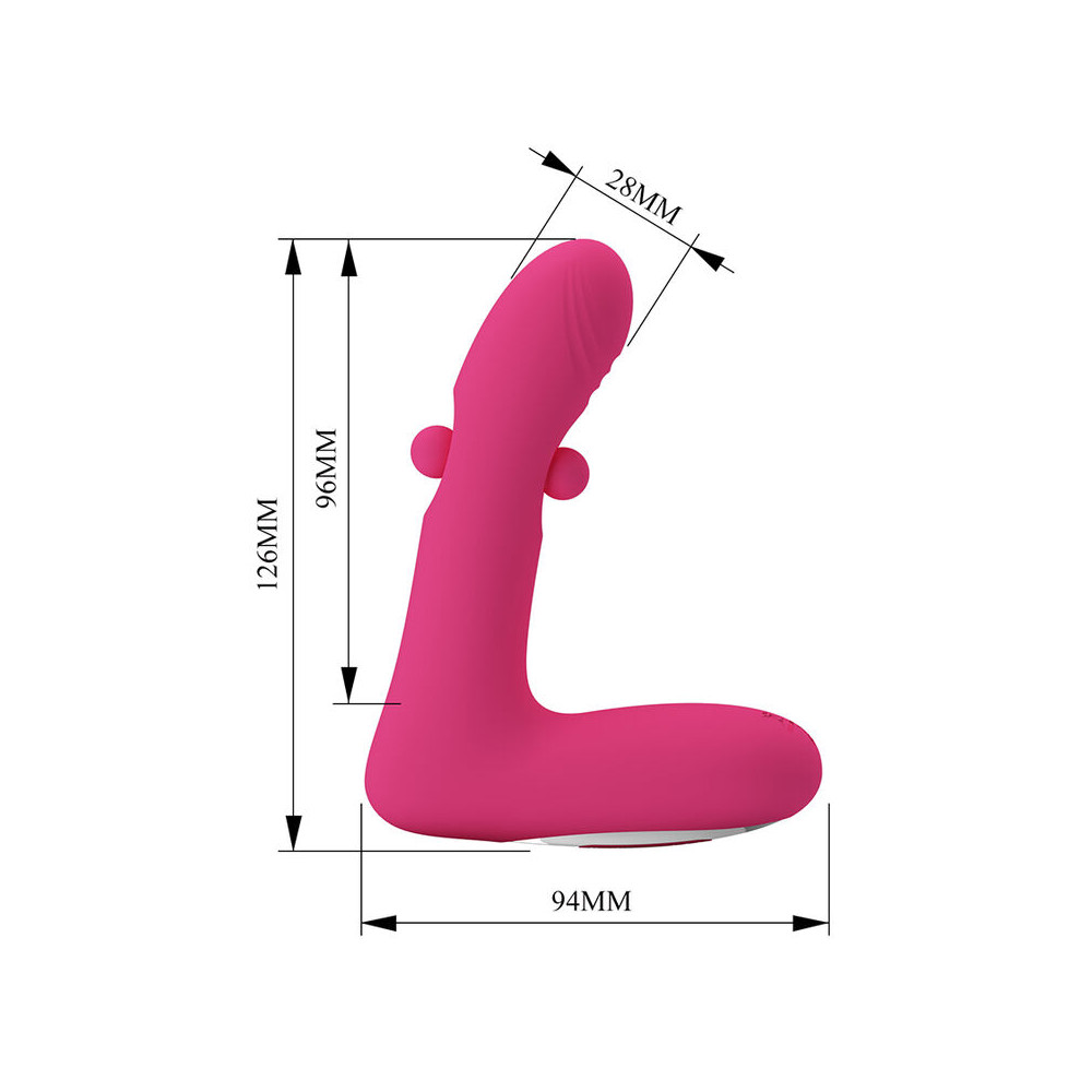 Duden Vibrador con Modo Balanceo Rosa