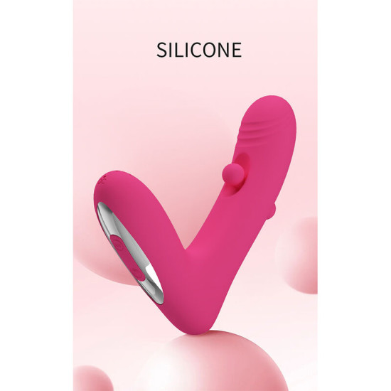 Duden Vibrador con Modo Balanceo Rosa