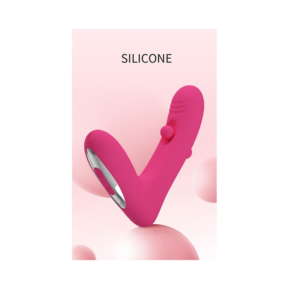 Duden Vibrador con Modo Balanceo Rosa