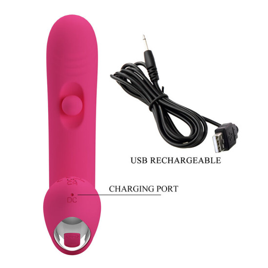Duden Vibrador con Modo Balanceo Rosa