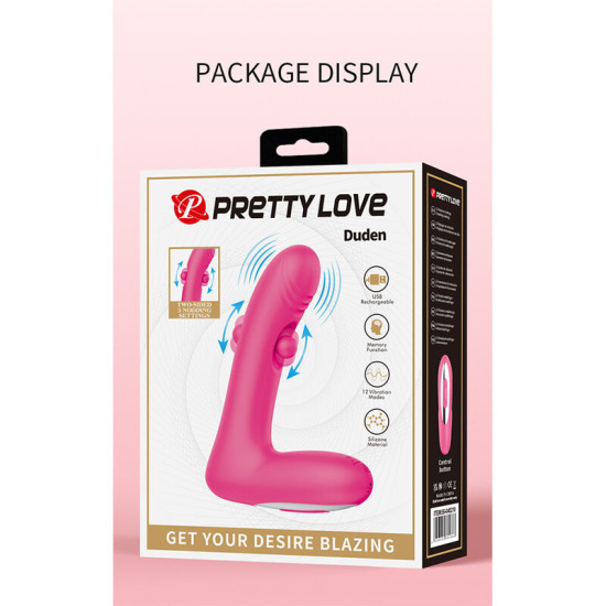 Duden Vibrador con Modo Balanceo Rosa