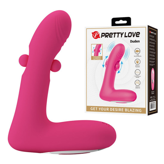 Duden Vibrador con Modo Balanceo Rosa