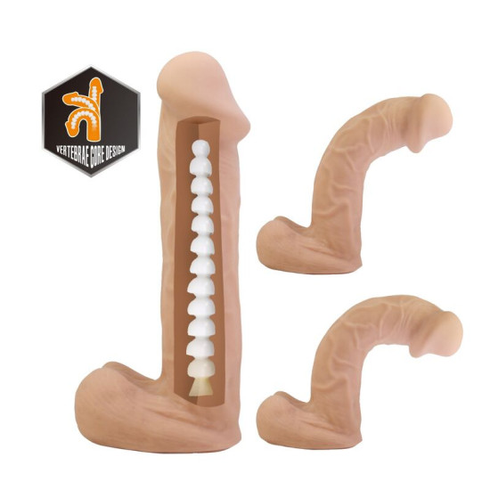 KASPAR ARNÉS CON DILDO FLEXIBLE 21 CM Ø 5