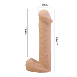 KASPAR ARNÉS CON DILDO FLEXIBLE 21 CM Ø 5