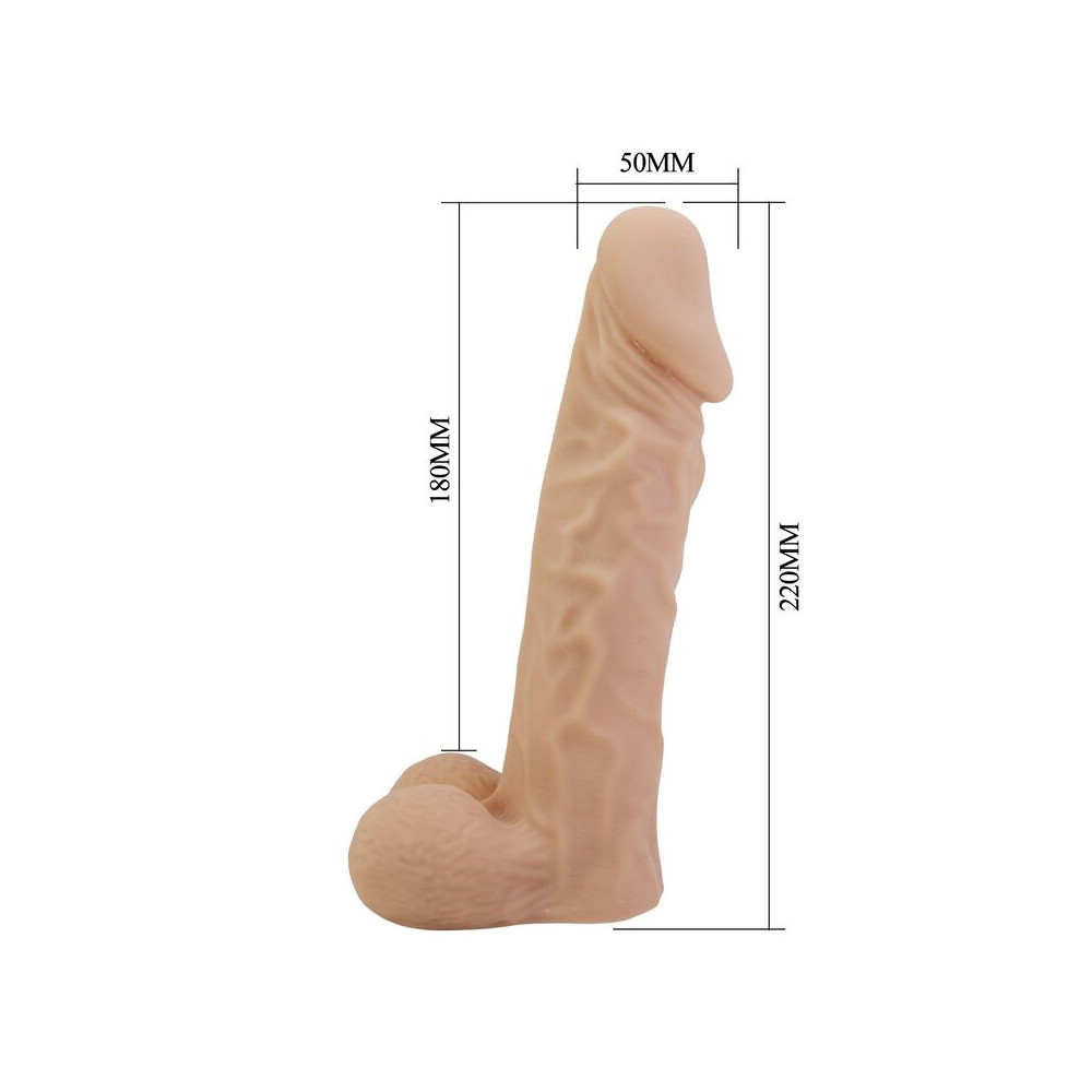 JOLYON ARNÉS CON DILDO FLEXIBLE 22 CM Ø 4,8 CM COLOR NATURAL