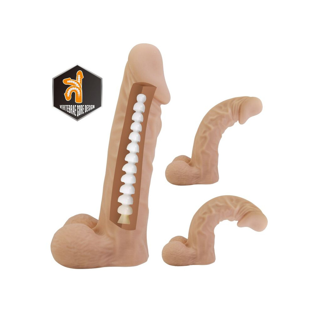 JOLYON ARNÉS CON DILDO FLEXIBLE 22 CM Ø 4,8 CM COLOR NATURAL