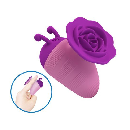 Little Bee Estimulador Clitoris Morado-Rosa