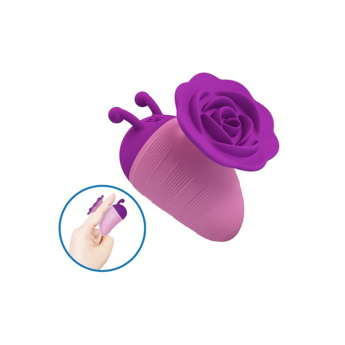 Little Bee Estimulador Clitoris Morado-Rosa