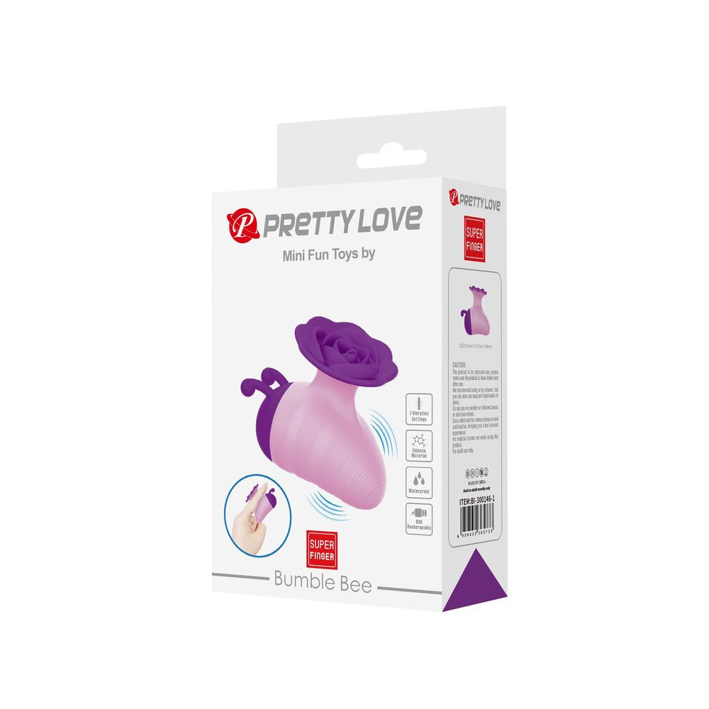 Little Bee Estimulador Clitoris Morado-Rosa
