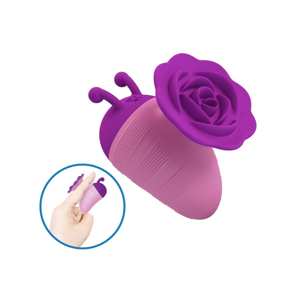 Little Bee Estimulador Clitoris Morado-Rosa