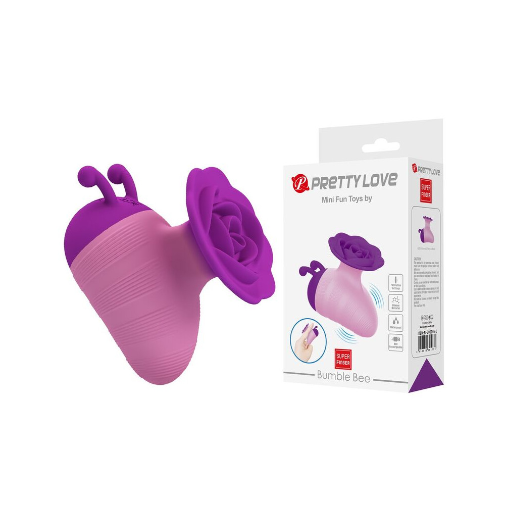 Little Bee Estimulador Clitoris Morado-Rosa