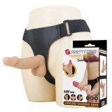 ZANE ARNÉS CON DILDO FLEXIBLE 17 CM Ø 4,3 CM COLOR NATURAL